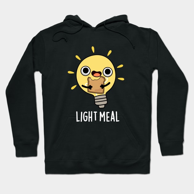 Light Meal Cute Electric Bulb Pun Hoodie by punnybone